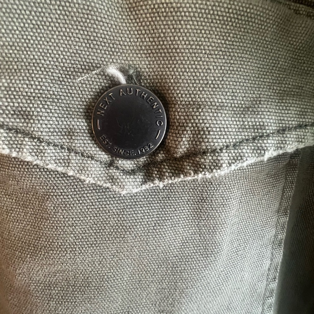 Aerie Olive Green Utility Jacket - Casual Button-Up Coat - Picture 5 of 5
